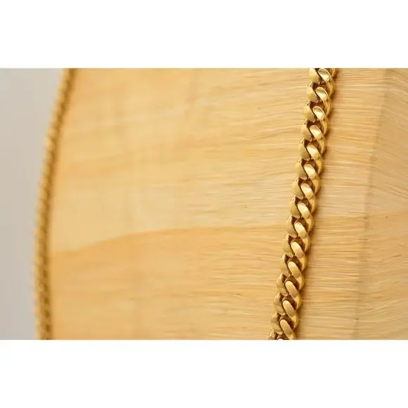 Givenchy Vintage Cuban Chain Necklace Unisex Gold Heavy Chunky Runway 37" Bin3D - Picture 9 of 12